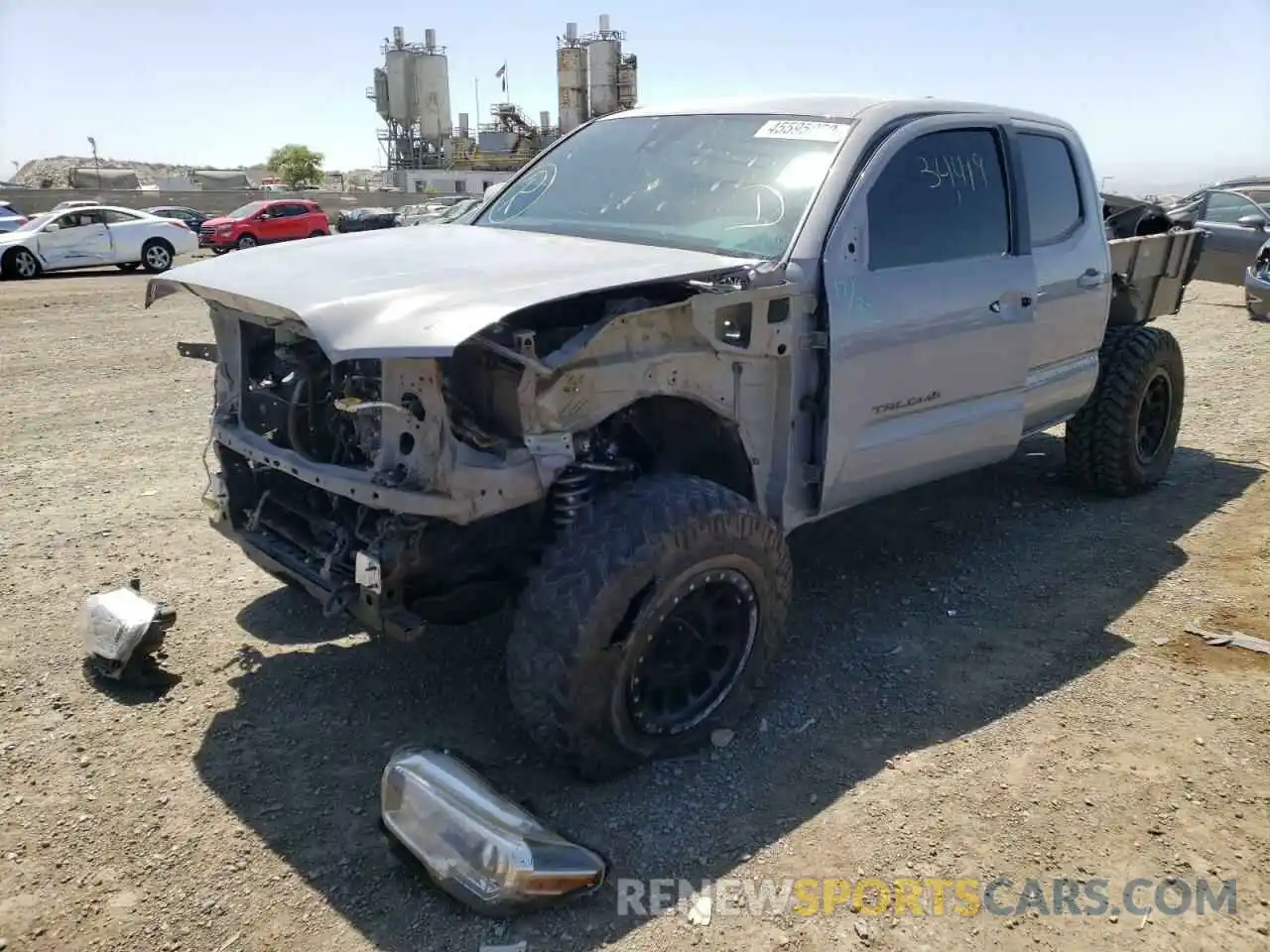 2 Photograph of a damaged car 3TMCZ5ANXLM353440 TOYOTA TACOMA 2020