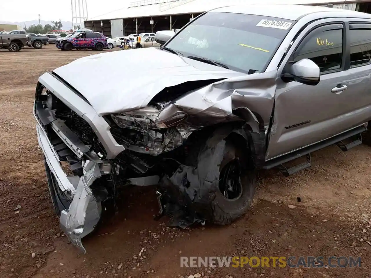 9 Photograph of a damaged car 3TMCZ5ANXLM361554 TOYOTA TACOMA 2020