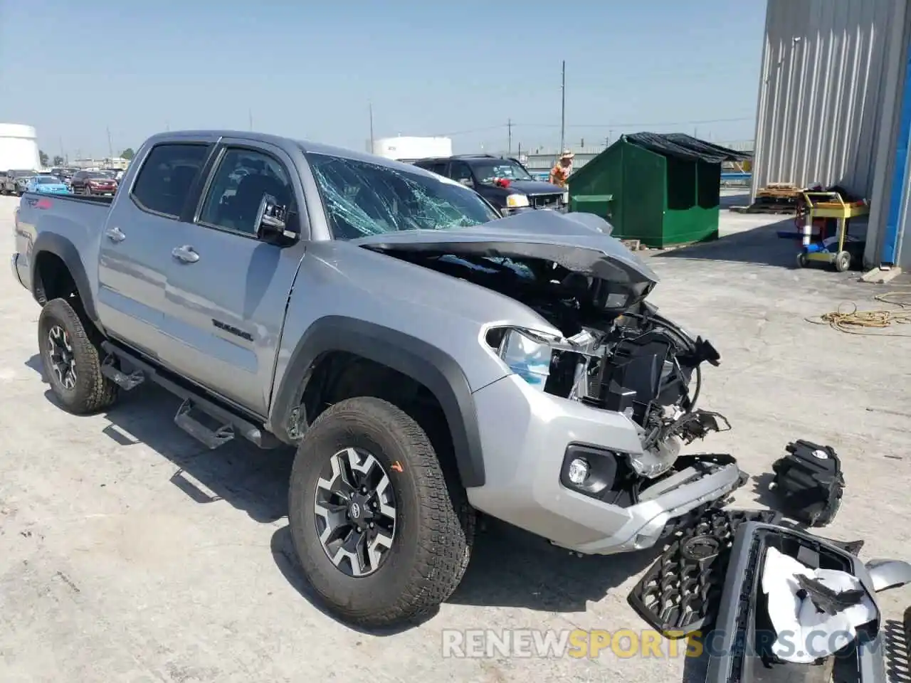 1 Photograph of a damaged car 3TMCZ5ANXLM363028 TOYOTA TACOMA 2020