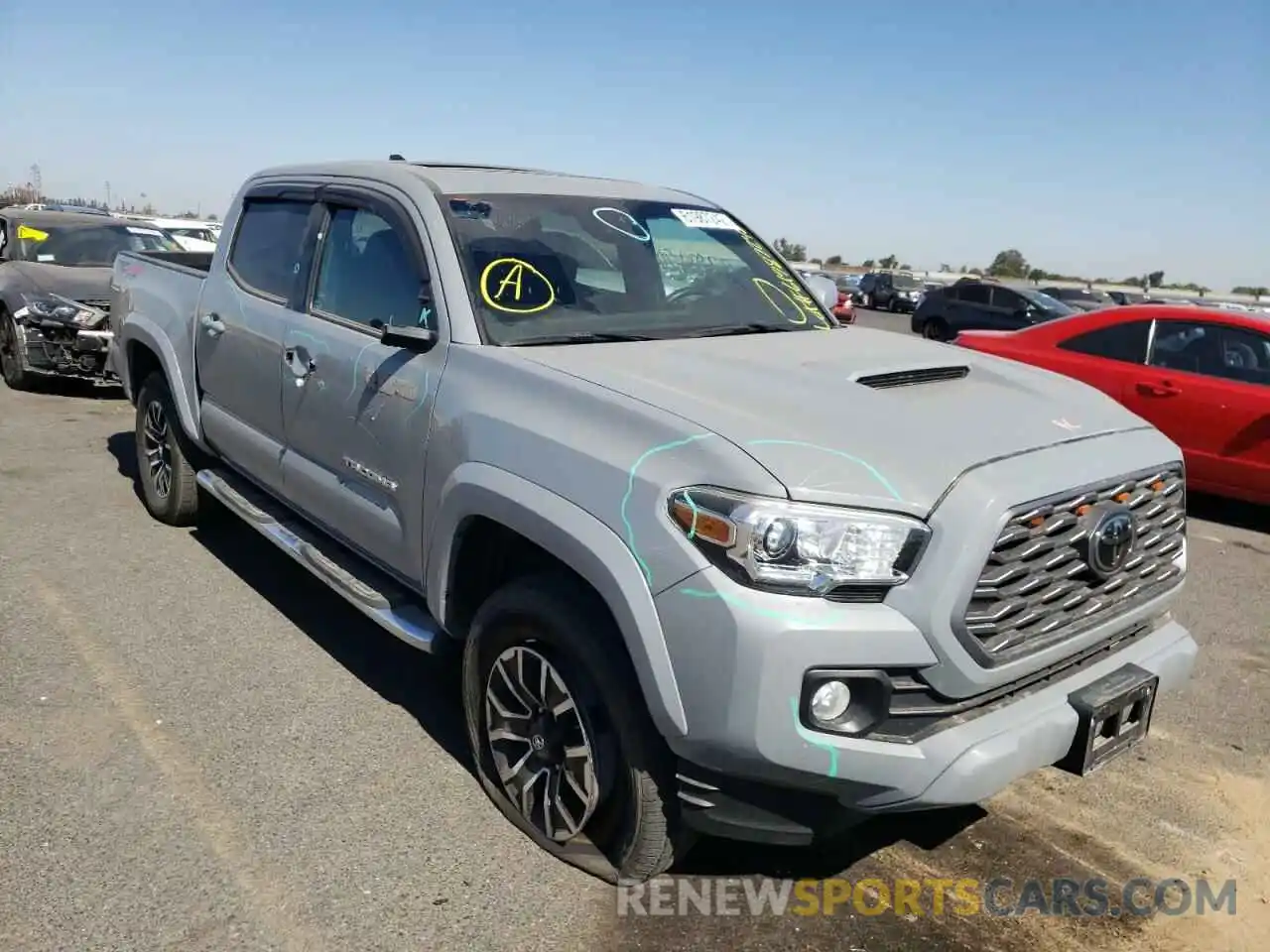 1 Photograph of a damaged car 3TMCZ5ANXLM363305 TOYOTA TACOMA 2020