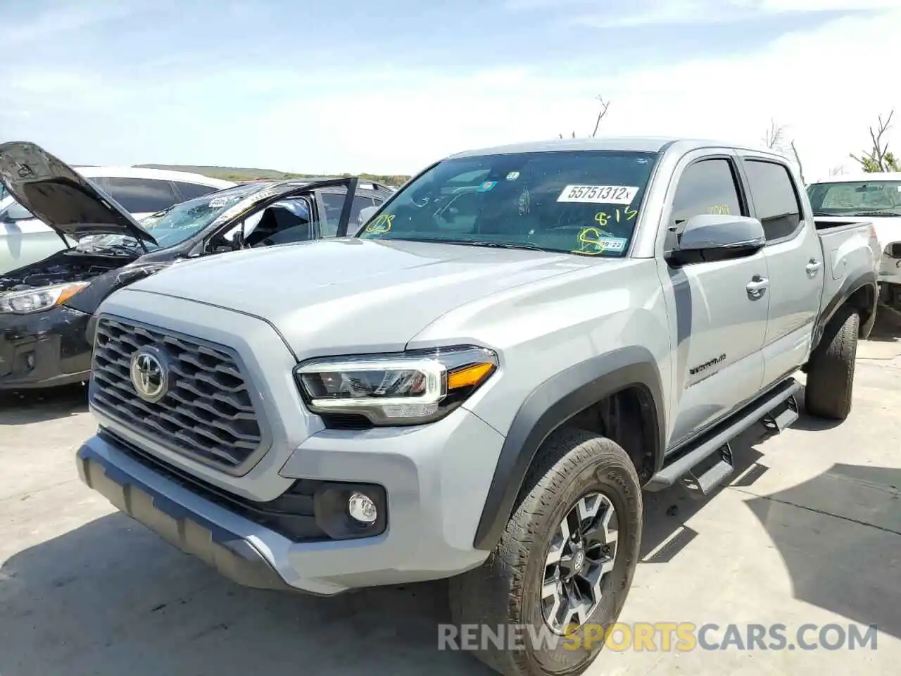 2 Photograph of a damaged car 3TMCZ5ANXLM368455 TOYOTA TACOMA 2020