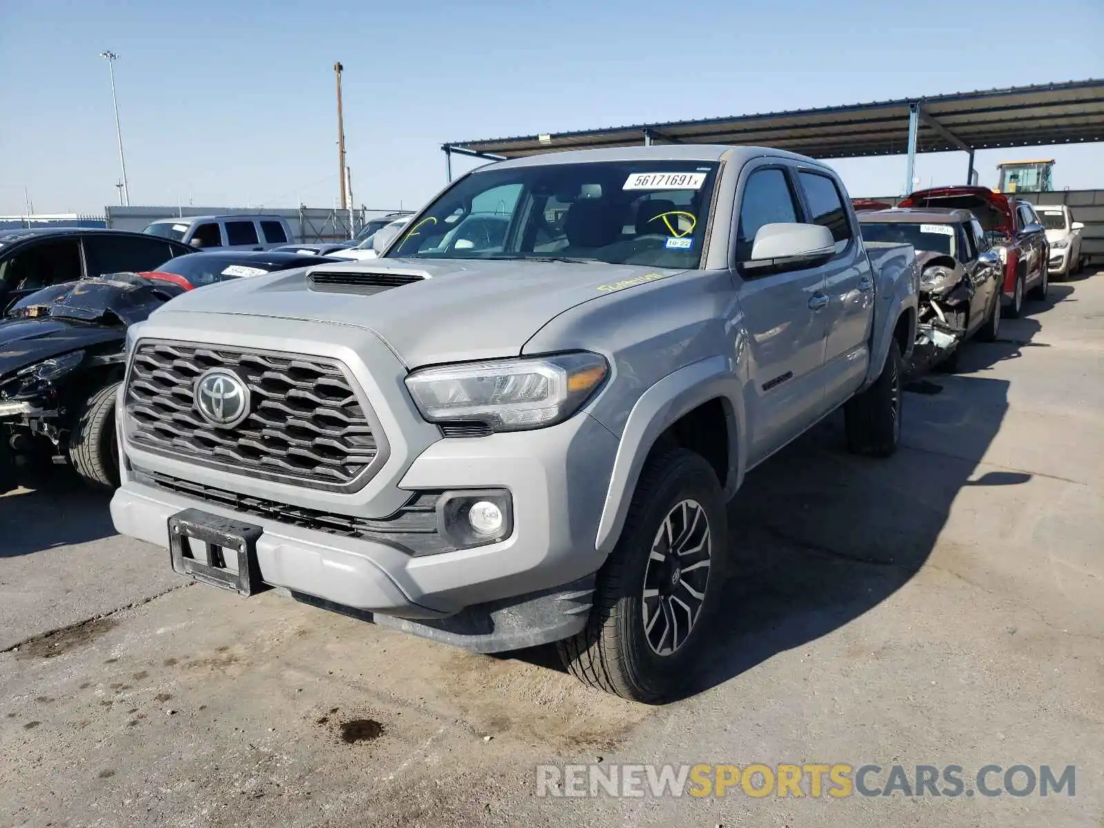 2 Photograph of a damaged car 3TMCZ5ANXLM369430 TOYOTA TACOMA 2020