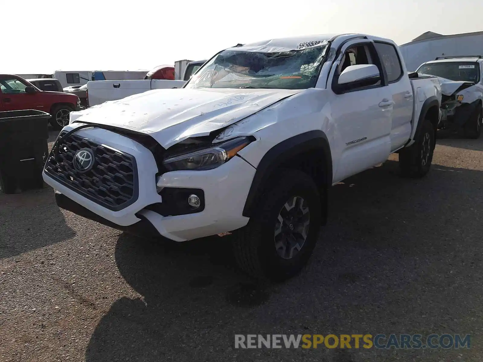 2 Photograph of a damaged car 3TMCZ5ANXLM369668 TOYOTA TACOMA 2020