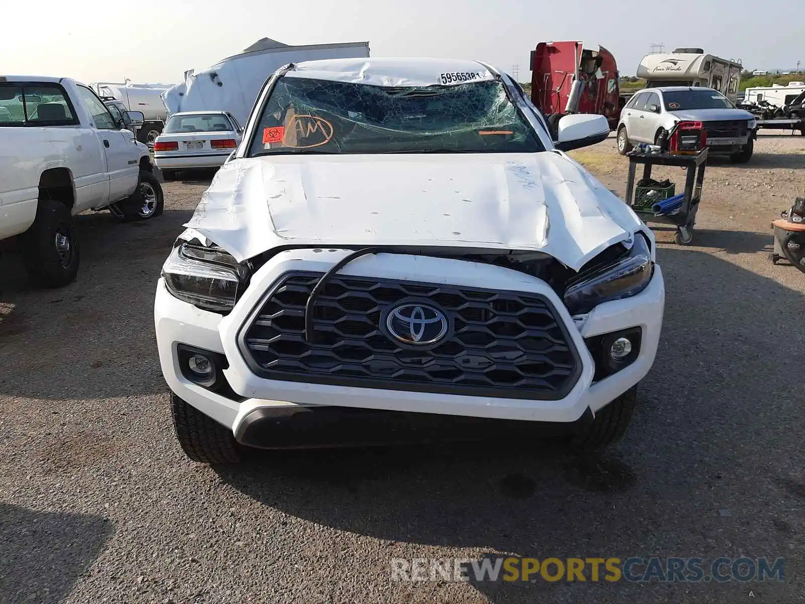 9 Photograph of a damaged car 3TMCZ5ANXLM369668 TOYOTA TACOMA 2020