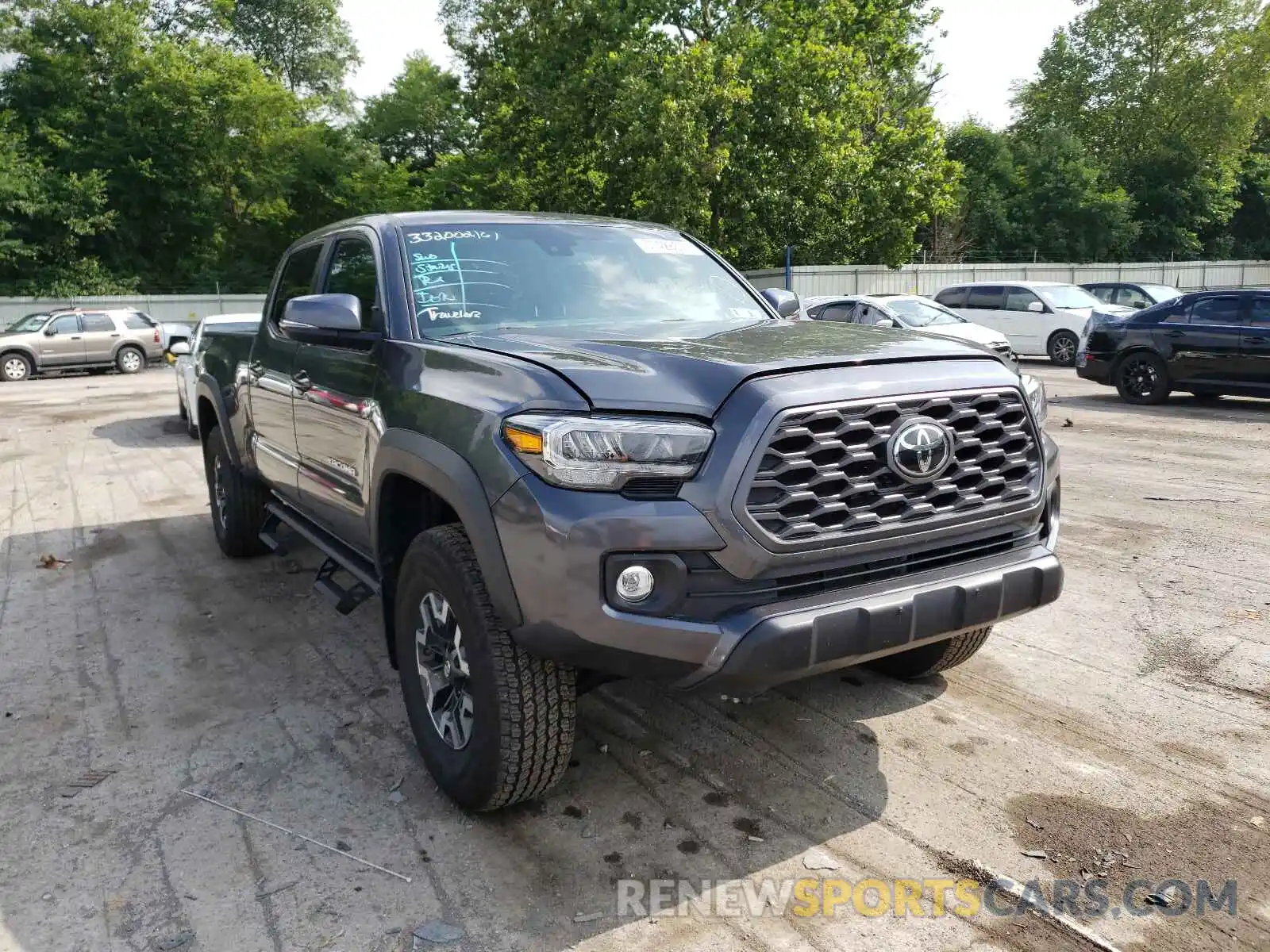 1 Photograph of a damaged car 3TMDZ5BN0LM086974 TOYOTA TACOMA 2020