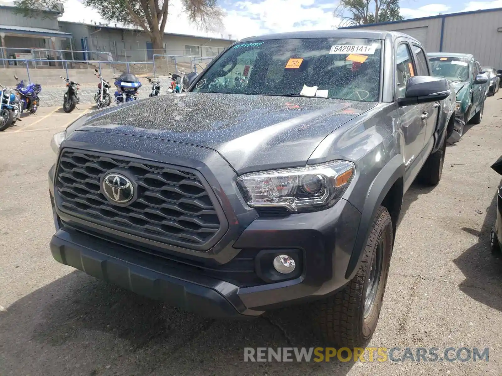 2 Photograph of a damaged car 3TMDZ5BN0LM090359 TOYOTA TACOMA 2020