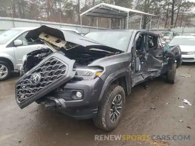 2 Photograph of a damaged car 3TMDZ5BN0LM096131 TOYOTA TACOMA 2020