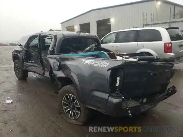 3 Photograph of a damaged car 3TMDZ5BN0LM096131 TOYOTA TACOMA 2020