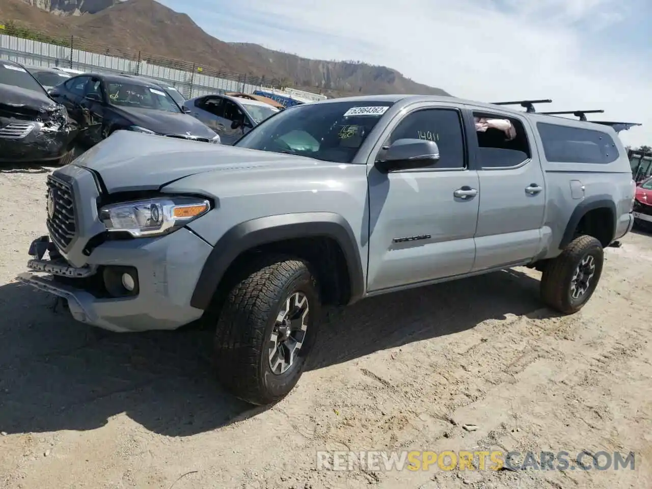 2 Photograph of a damaged car 3TMDZ5BN0LM097067 TOYOTA TACOMA 2020