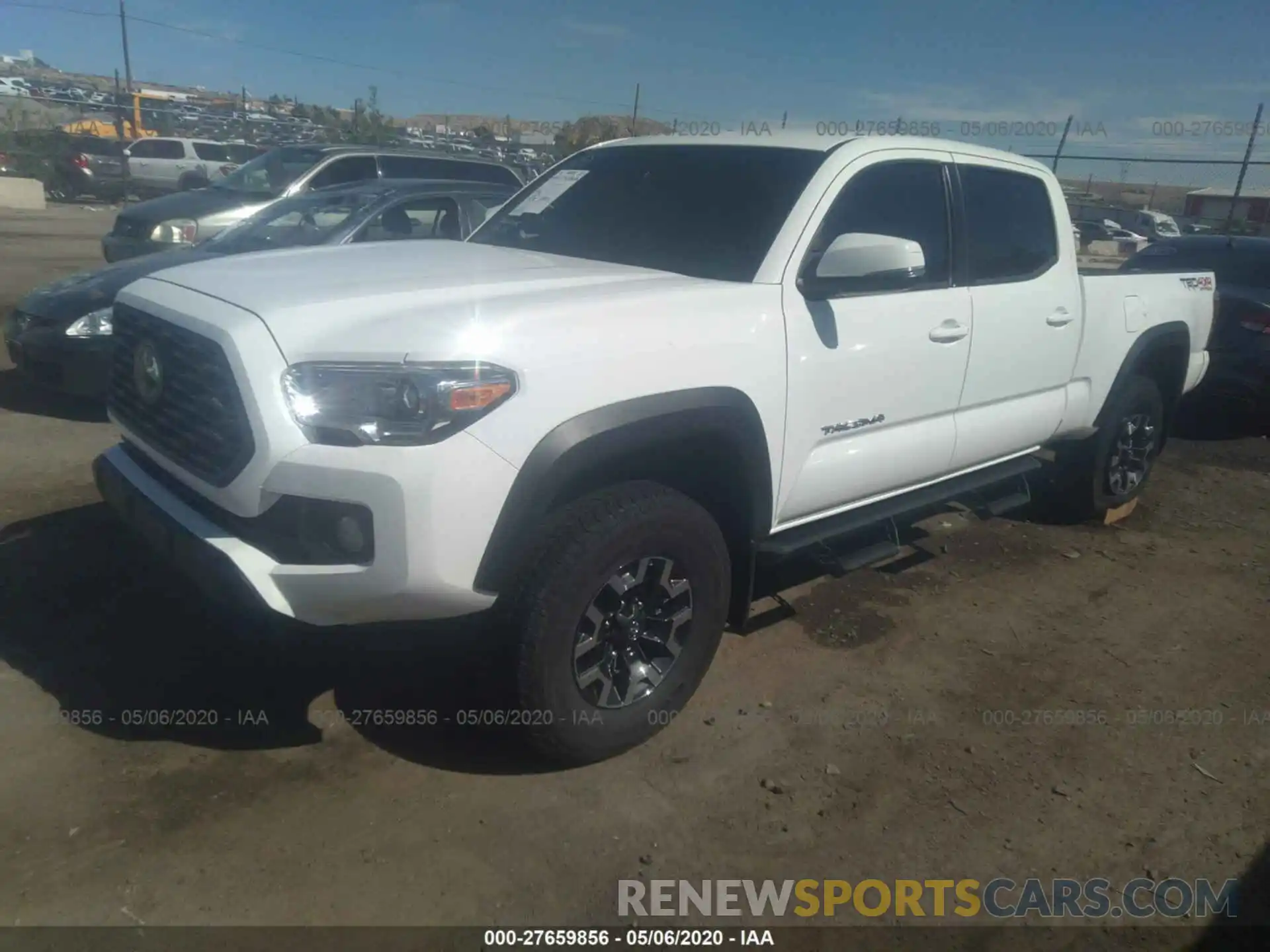 2 Photograph of a damaged car 3TMDZ5BN1LM080147 TOYOTA TACOMA 2020