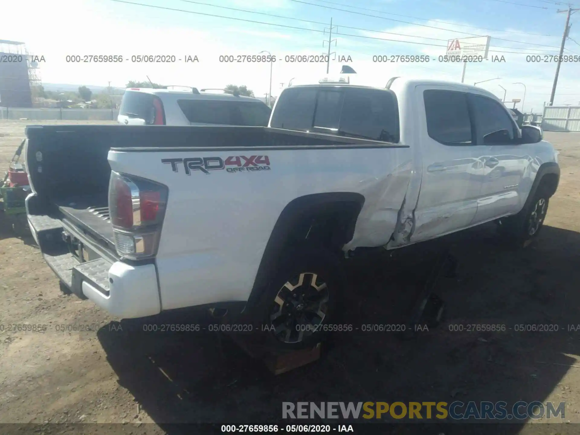 4 Photograph of a damaged car 3TMDZ5BN1LM080147 TOYOTA TACOMA 2020