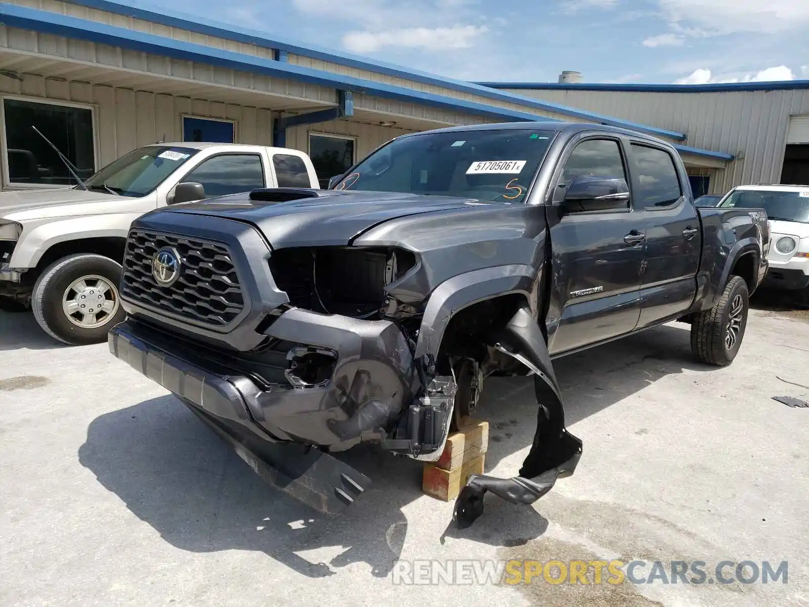 2 Photograph of a damaged car 3TMDZ5BN1LM089592 TOYOTA TACOMA 2020