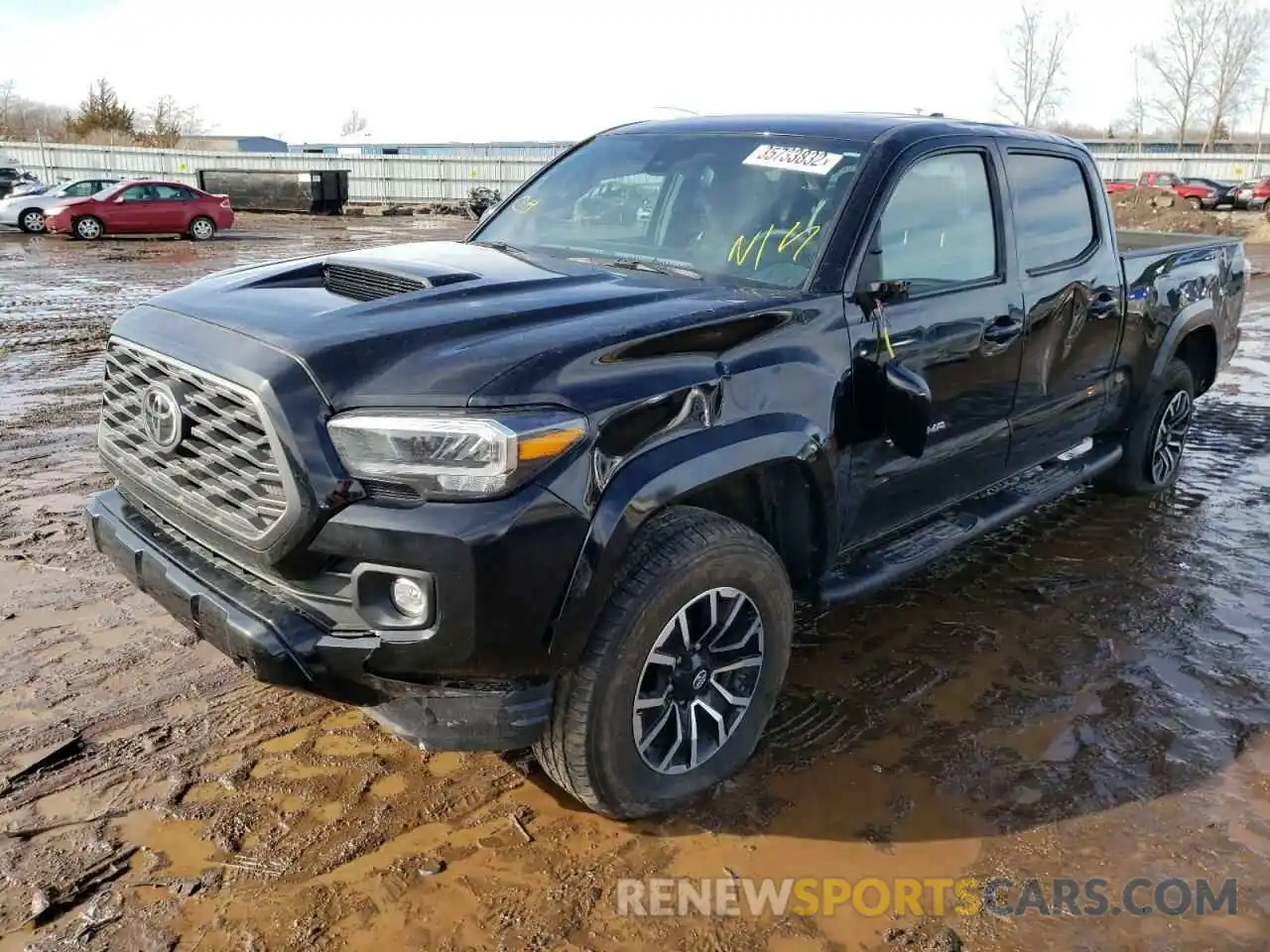 2 Photograph of a damaged car 3TMDZ5BN1LM095201 TOYOTA TACOMA 2020