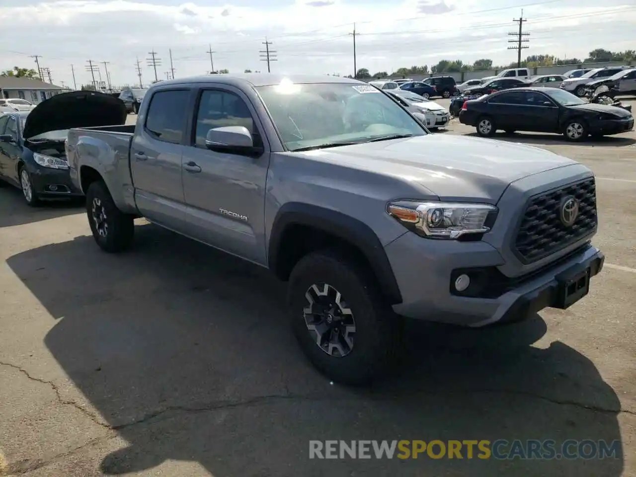 1 Photograph of a damaged car 3TMDZ5BN1LM095280 TOYOTA TACOMA 2020