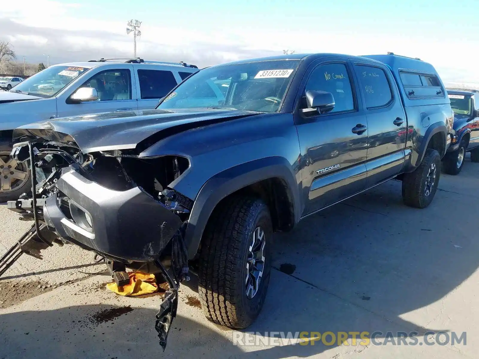 2 Photograph of a damaged car 3TMDZ5BN2LM088130 TOYOTA TACOMA 2020