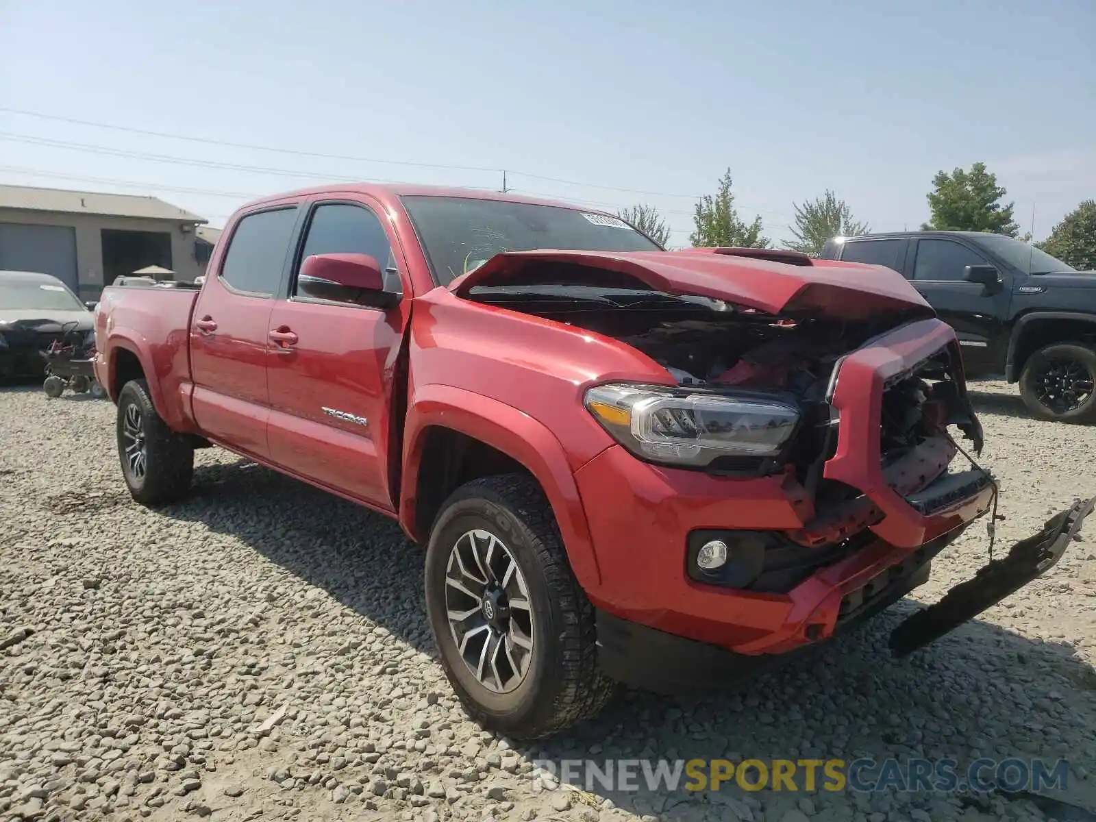 1 Photograph of a damaged car 3TMDZ5BN2LM090296 TOYOTA TACOMA 2020