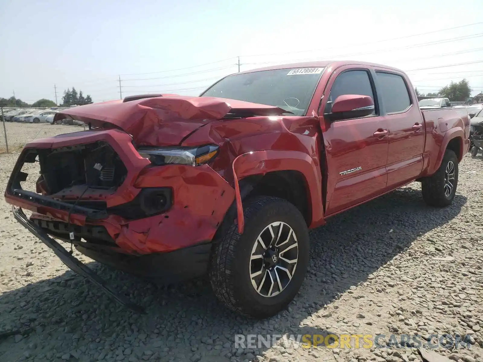 2 Photograph of a damaged car 3TMDZ5BN2LM090296 TOYOTA TACOMA 2020