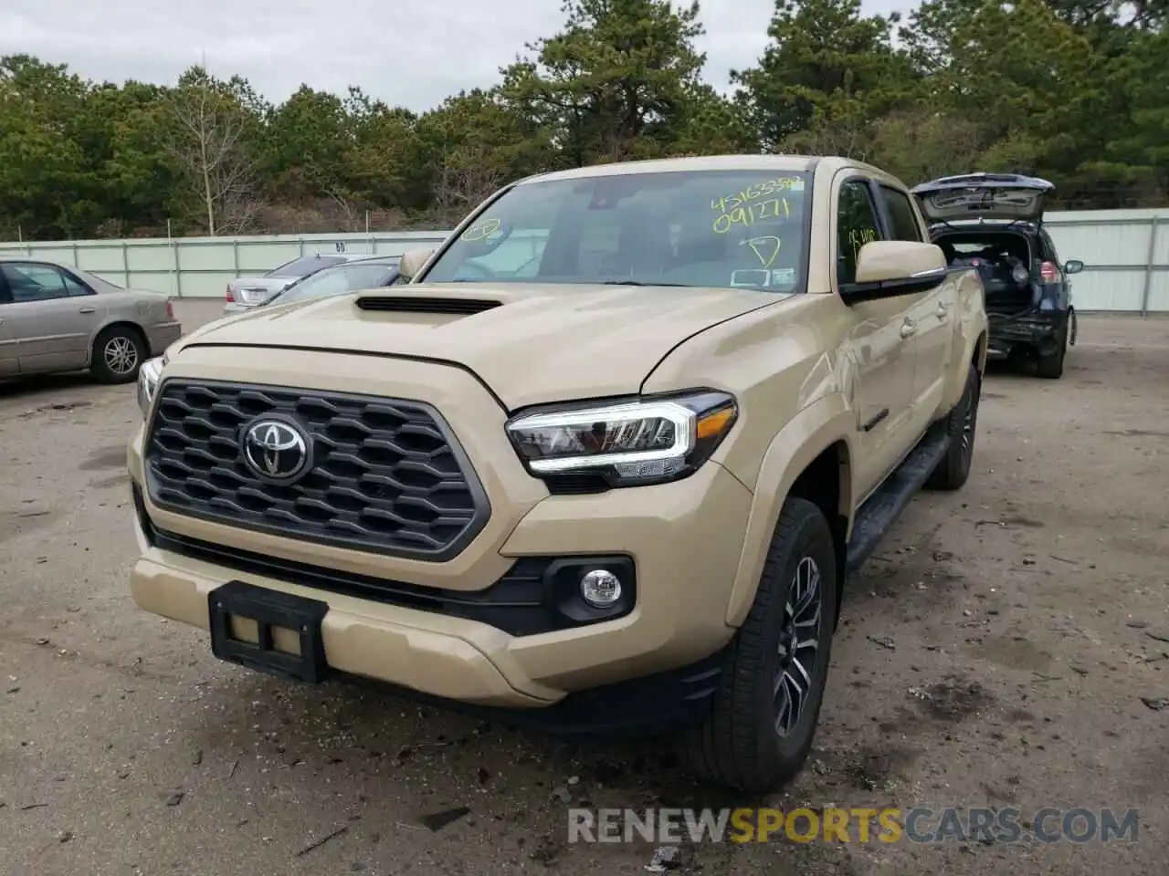 2 Photograph of a damaged car 3TMDZ5BN2LM091271 TOYOTA TACOMA 2020