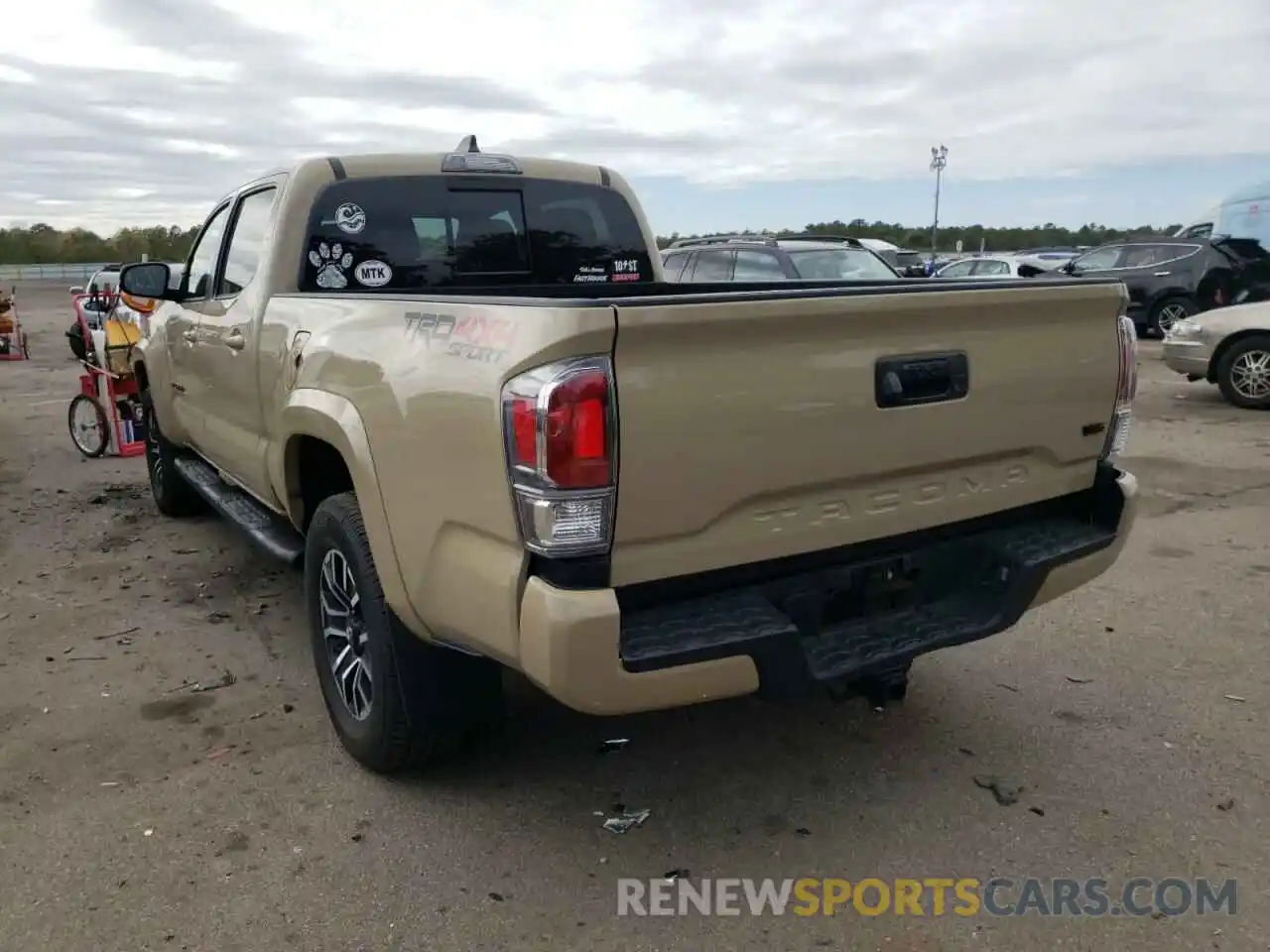 3 Photograph of a damaged car 3TMDZ5BN2LM091271 TOYOTA TACOMA 2020