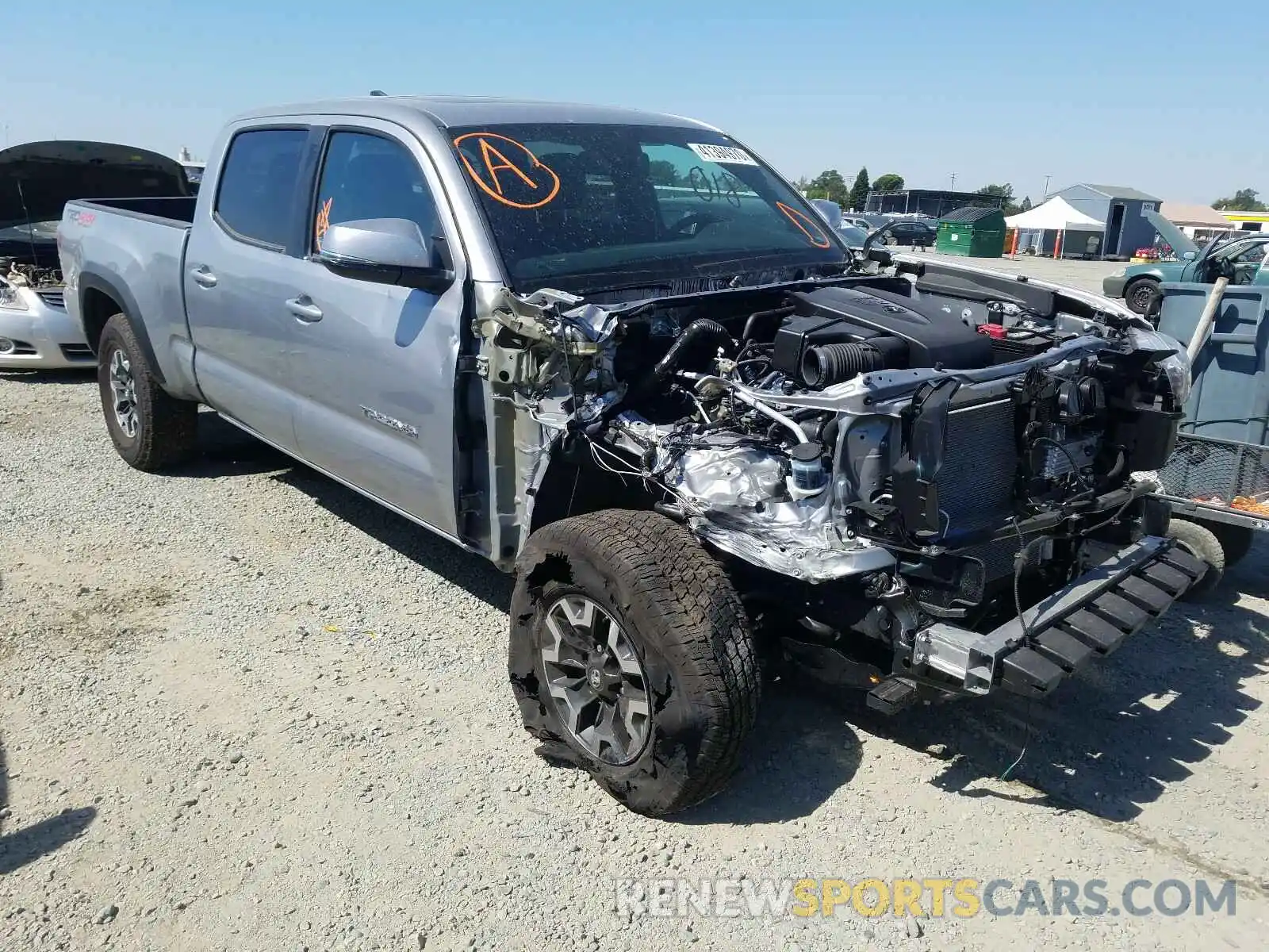 1 Photograph of a damaged car 3TMDZ5BN2LM091836 TOYOTA TACOMA 2020