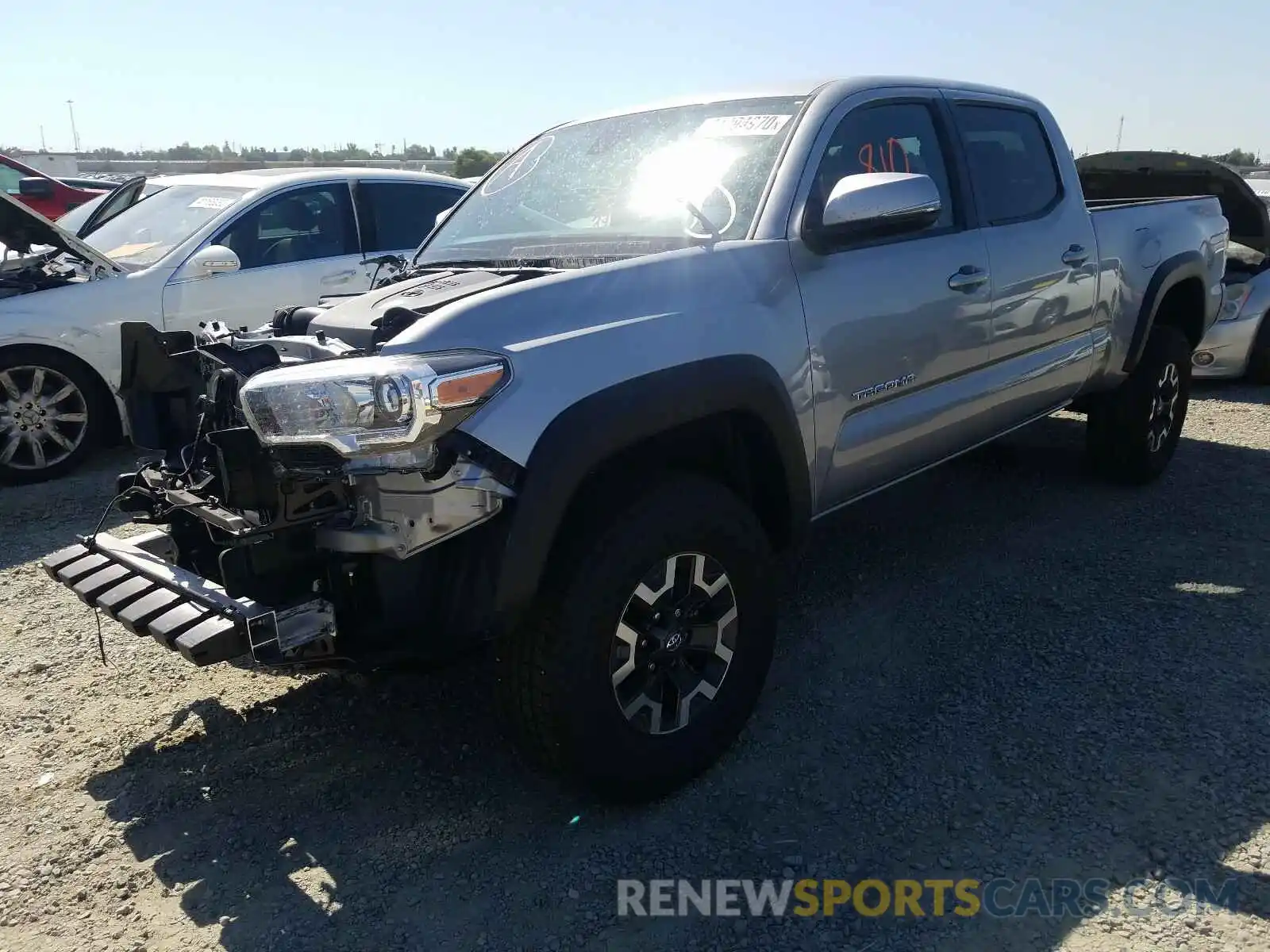 2 Photograph of a damaged car 3TMDZ5BN2LM091836 TOYOTA TACOMA 2020