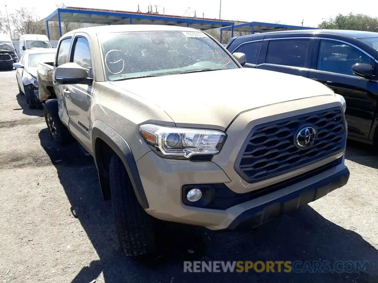 1 Photograph of a damaged car 3TMDZ5BN2LM095501 TOYOTA TACOMA 2020