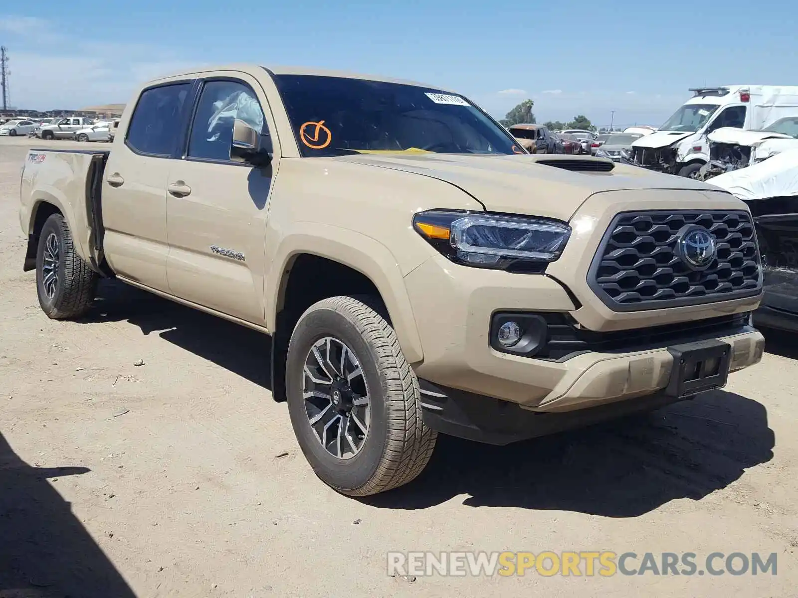 1 Photograph of a damaged car 3TMDZ5BN3LM082157 TOYOTA TACOMA 2020