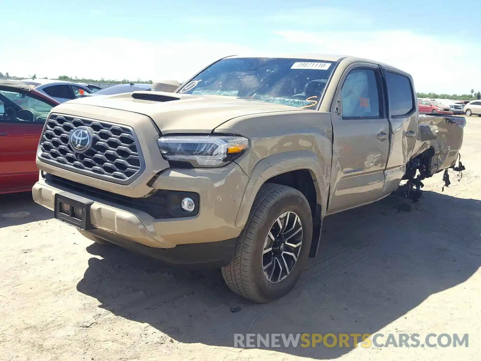 2 Photograph of a damaged car 3TMDZ5BN3LM082157 TOYOTA TACOMA 2020