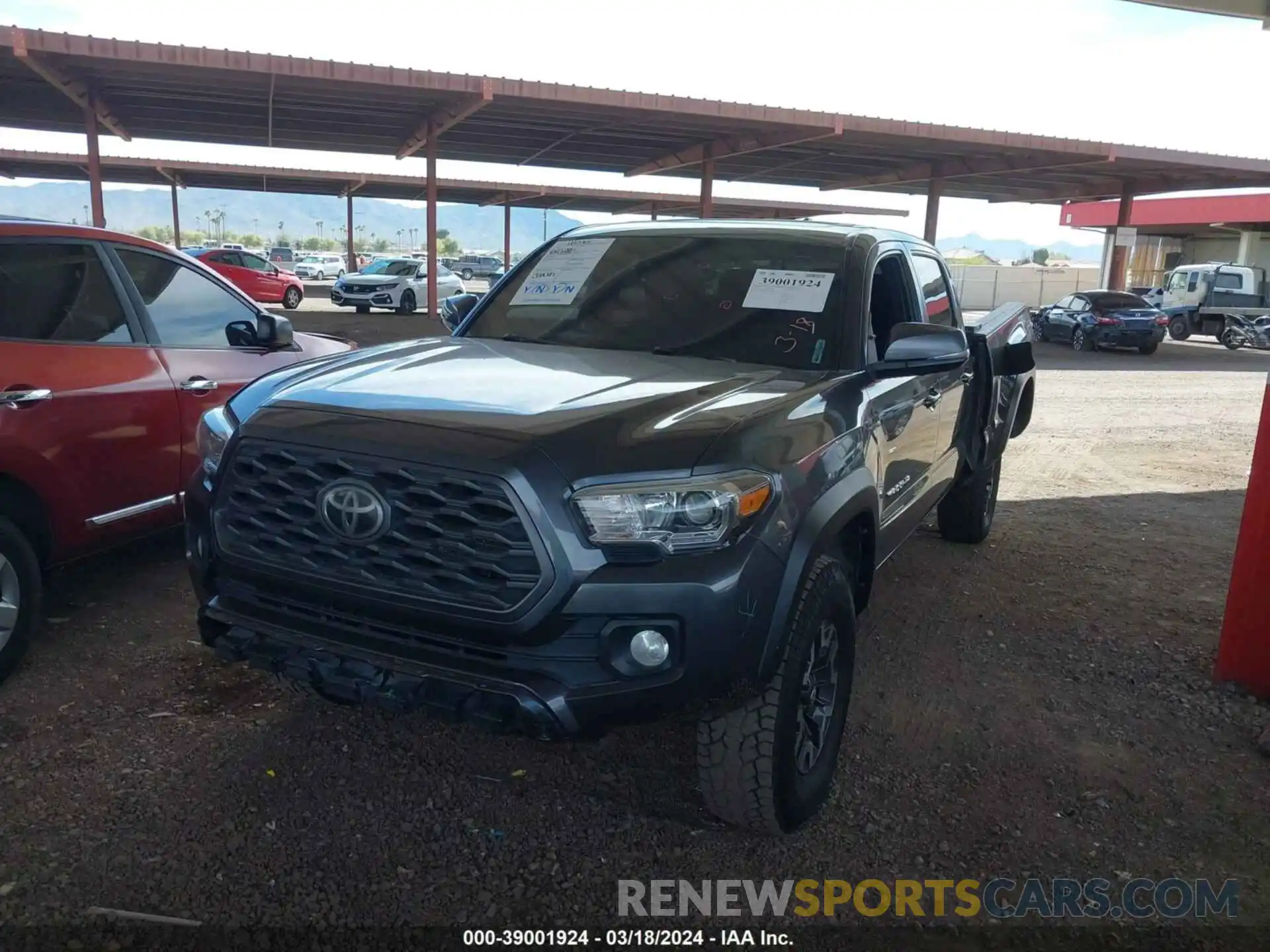 2 Photograph of a damaged car 3TMDZ5BN3LM084698 TOYOTA TACOMA 2020