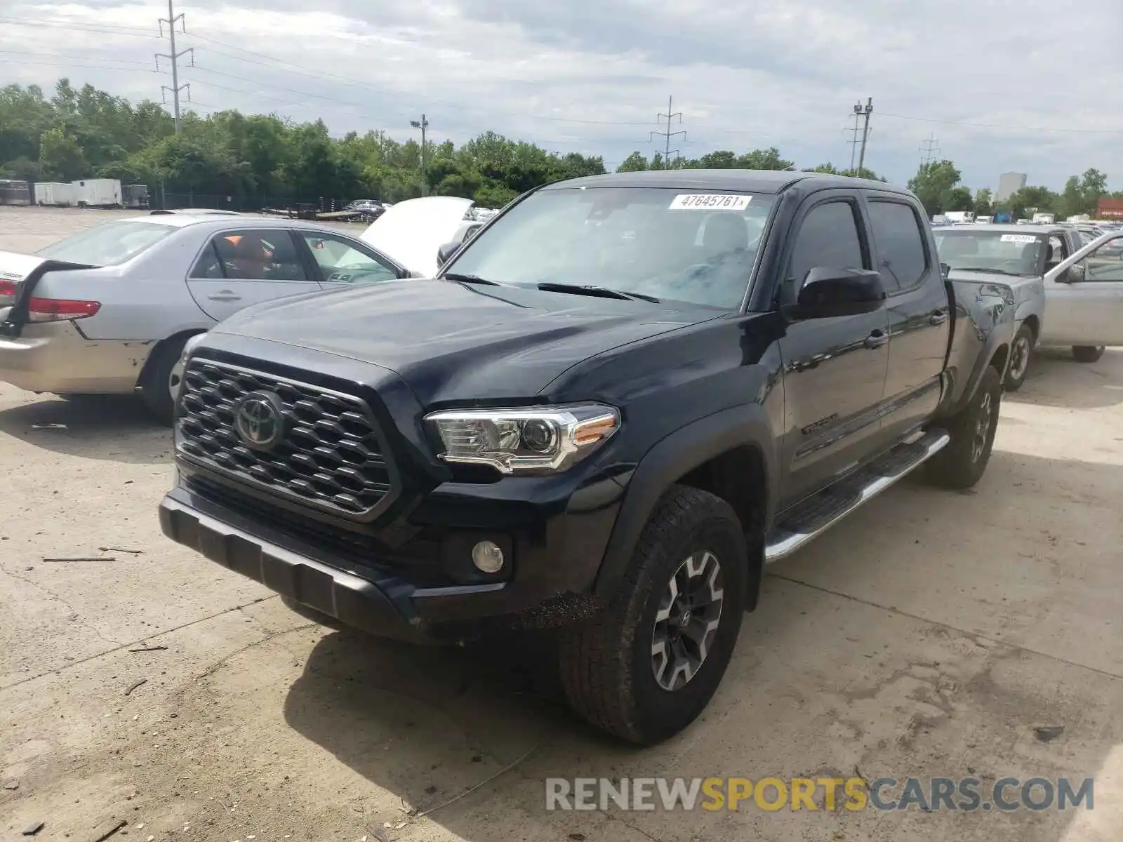 2 Photograph of a damaged car 3TMDZ5BN3LM088251 TOYOTA TACOMA 2020