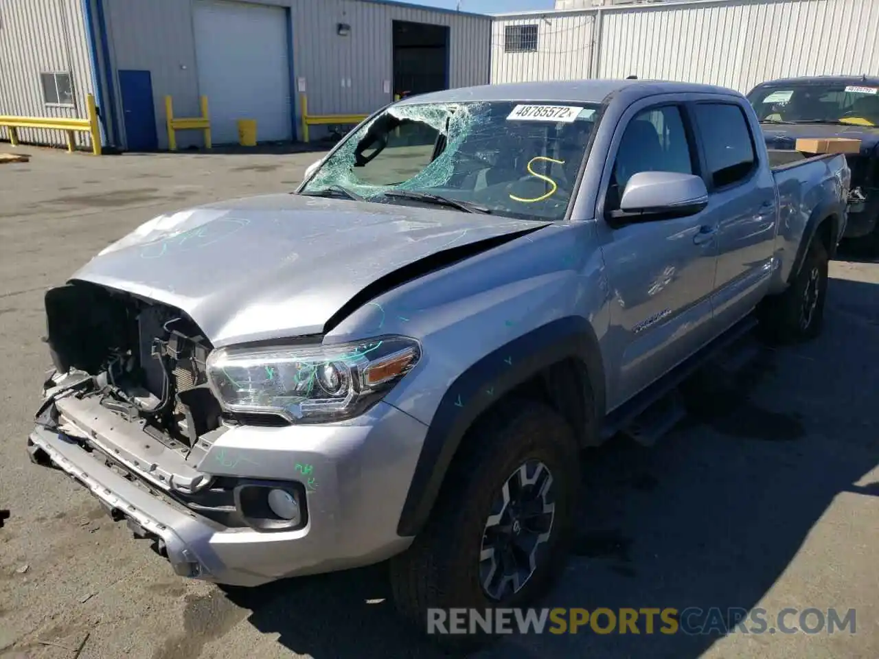 2 Photograph of a damaged car 3TMDZ5BN3LM093773 TOYOTA TACOMA 2020