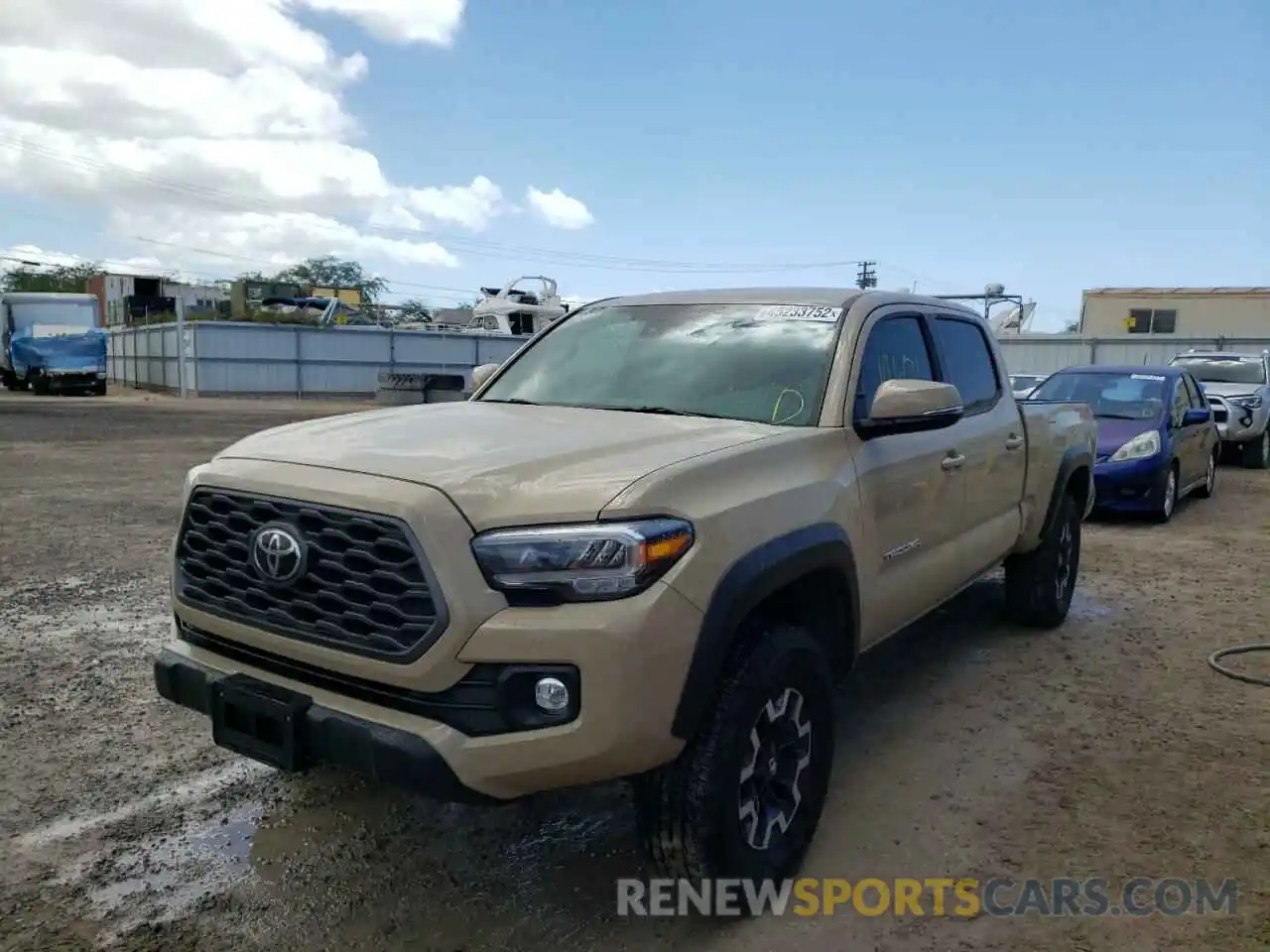 2 Photograph of a damaged car 3TMDZ5BN3LM094650 TOYOTA TACOMA 2020