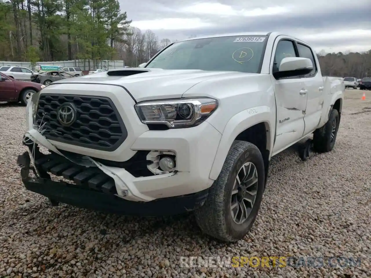 2 Photograph of a damaged car 3TMDZ5BN4LM081826 TOYOTA TACOMA 2020