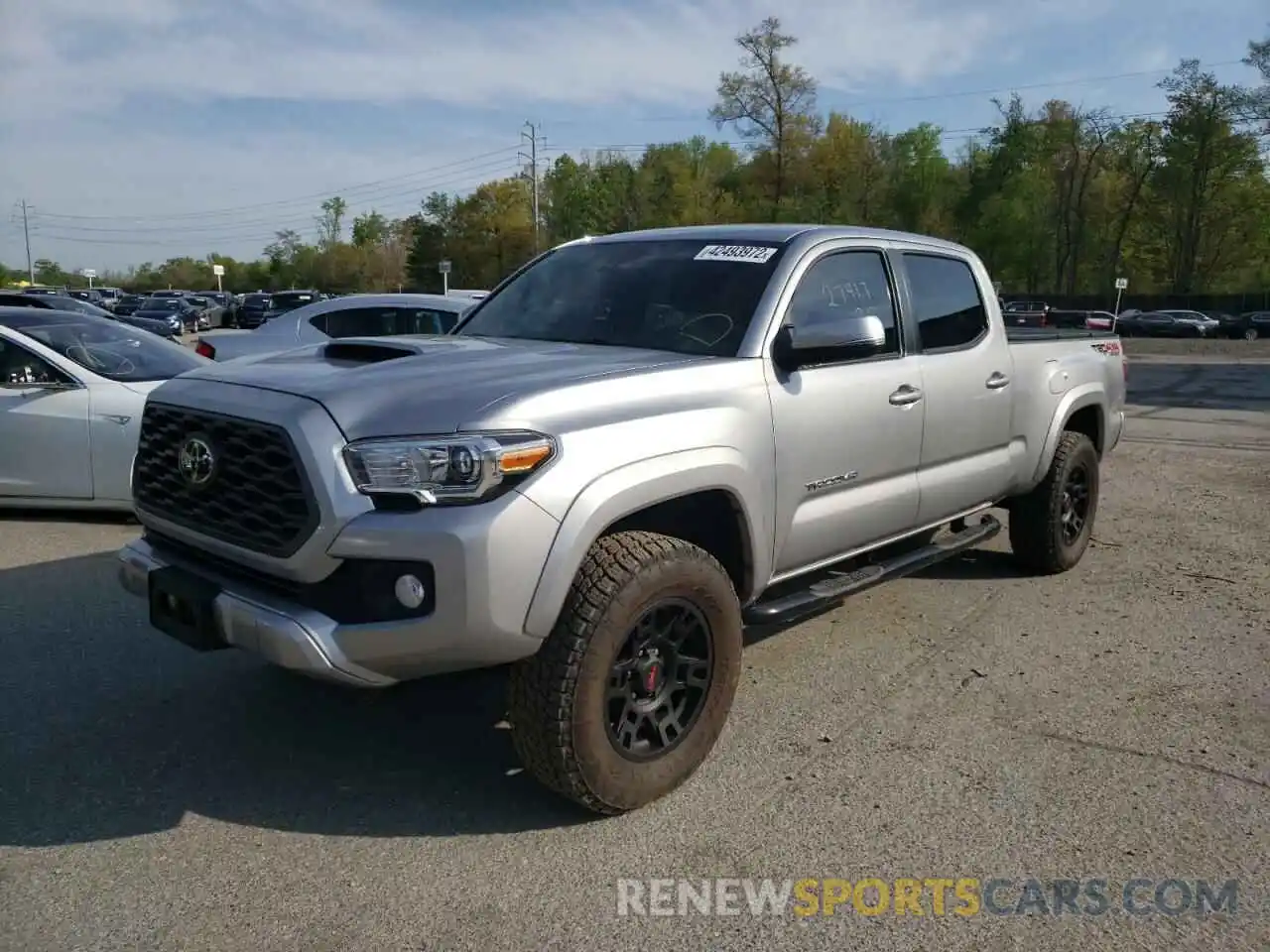 2 Photograph of a damaged car 3TMDZ5BN4LM082717 TOYOTA TACOMA 2020