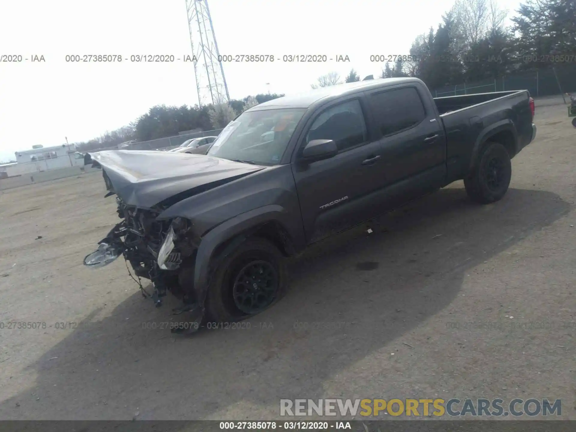 2 Photograph of a damaged car 3TMDZ5BN4LM082751 TOYOTA TACOMA 2020