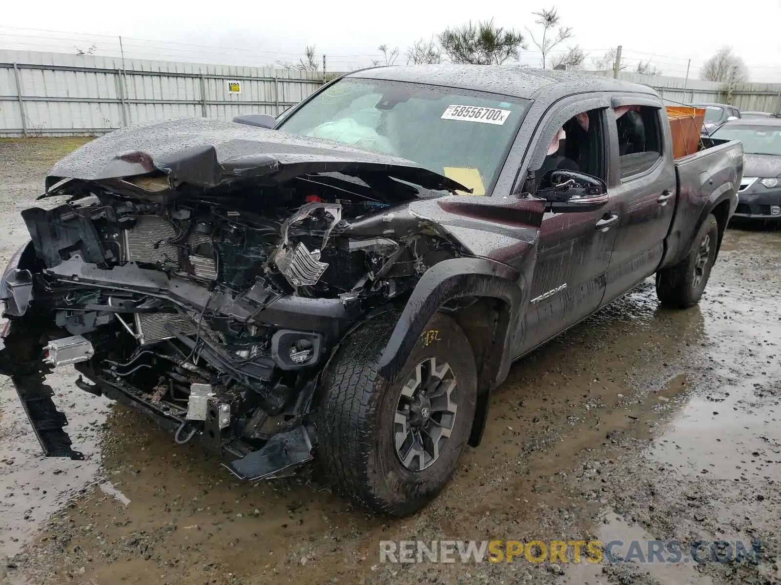 2 Photograph of a damaged car 3TMDZ5BN4LM086878 TOYOTA TACOMA 2020