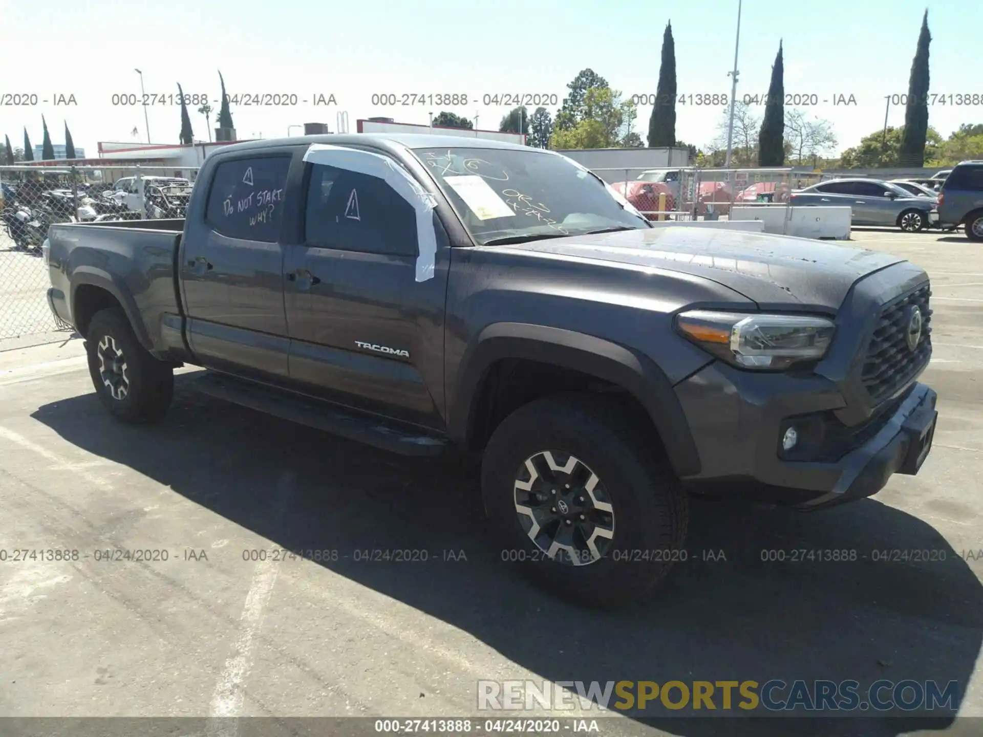 1 Photograph of a damaged car 3TMDZ5BN5LM080717 TOYOTA TACOMA 2020