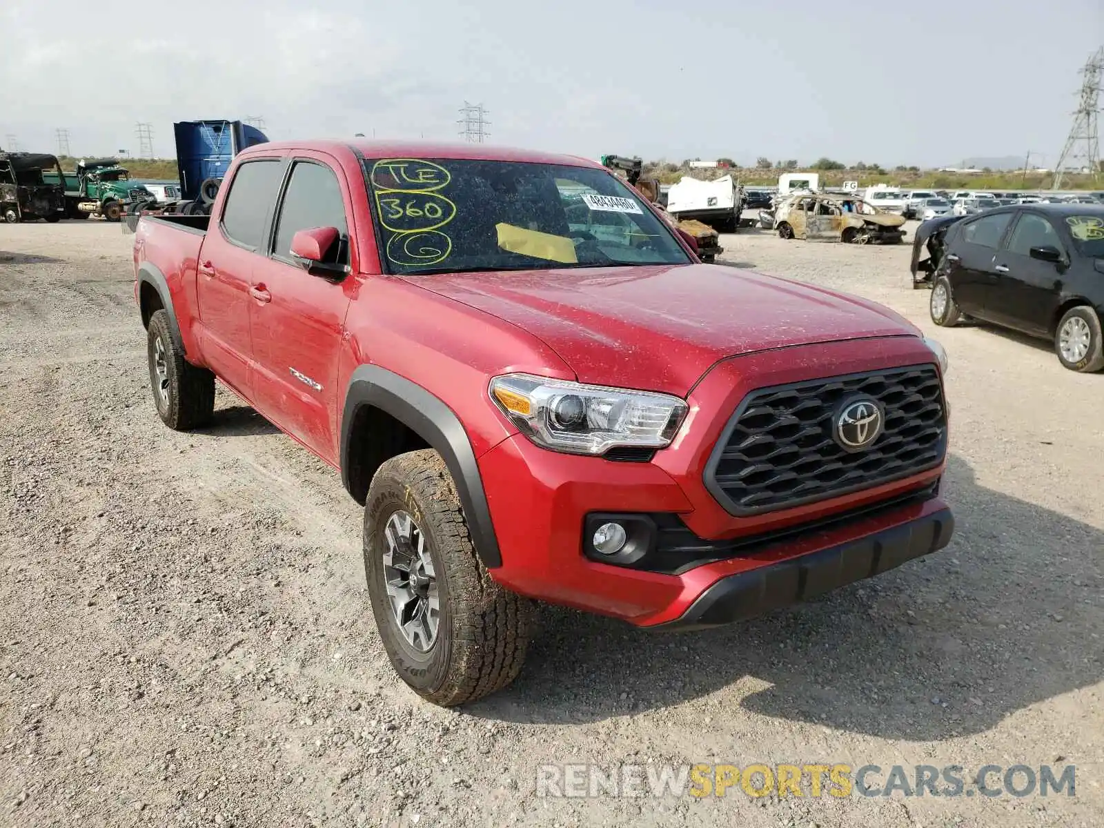 1 Photograph of a damaged car 3TMDZ5BN5LM084752 TOYOTA TACOMA 2020