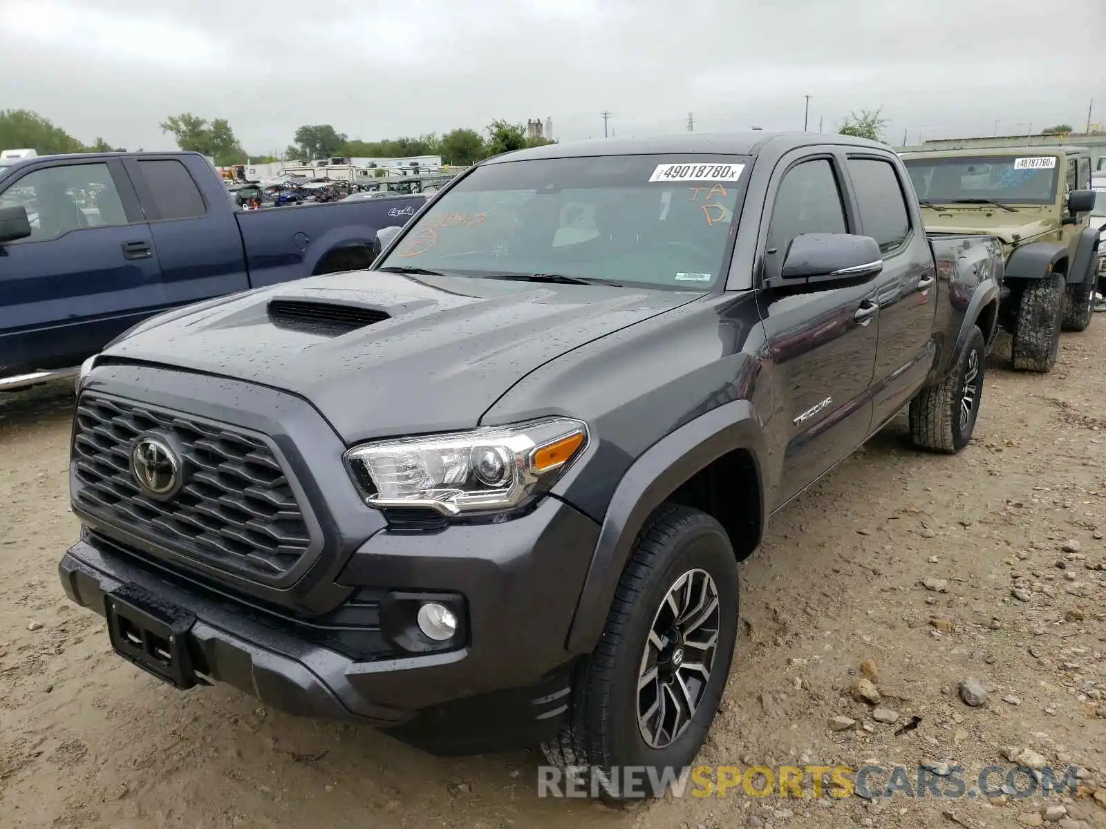 2 Photograph of a damaged car 3TMDZ5BN5LM085917 TOYOTA TACOMA 2020