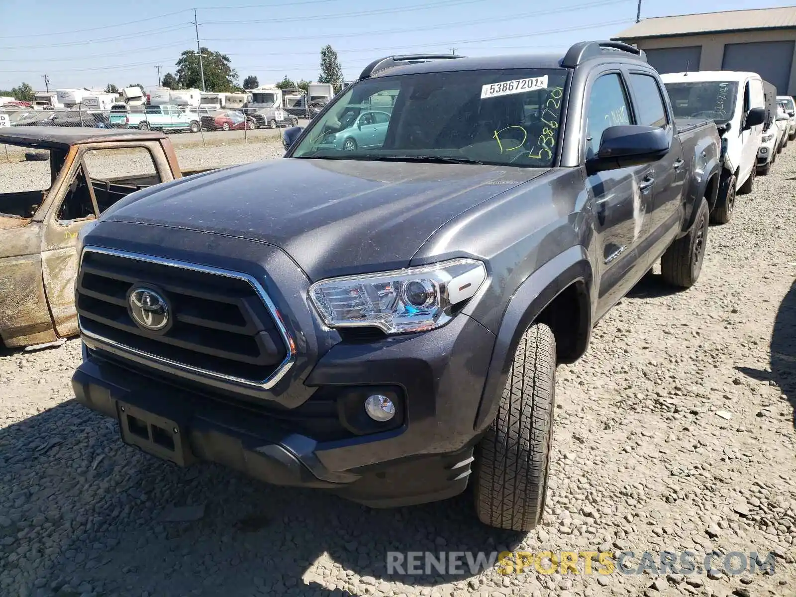 2 Photograph of a damaged car 3TMDZ5BN5LM087179 TOYOTA TACOMA 2020