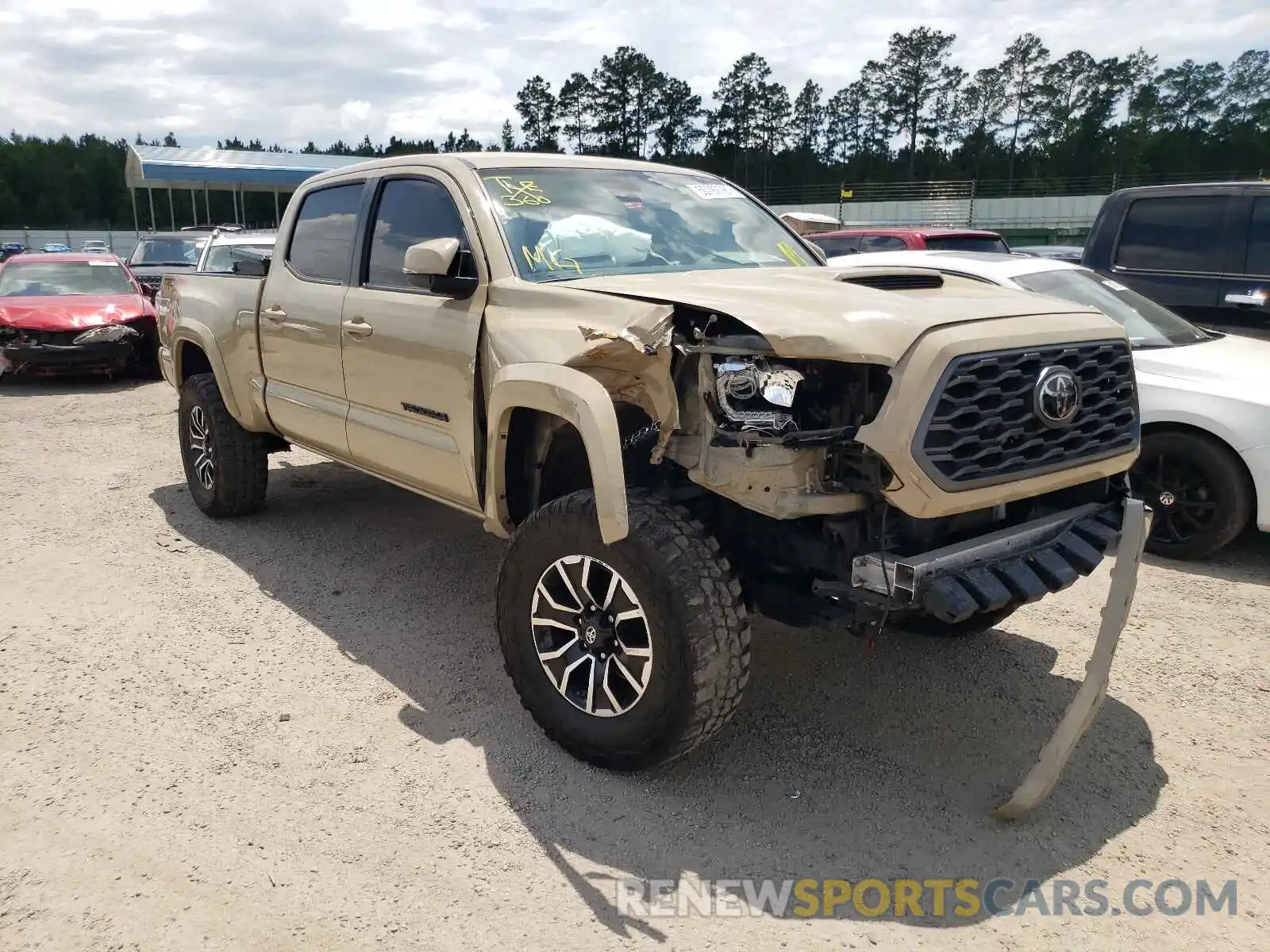 1 Photograph of a damaged car 3TMDZ5BN5LM087487 TOYOTA TACOMA 2020