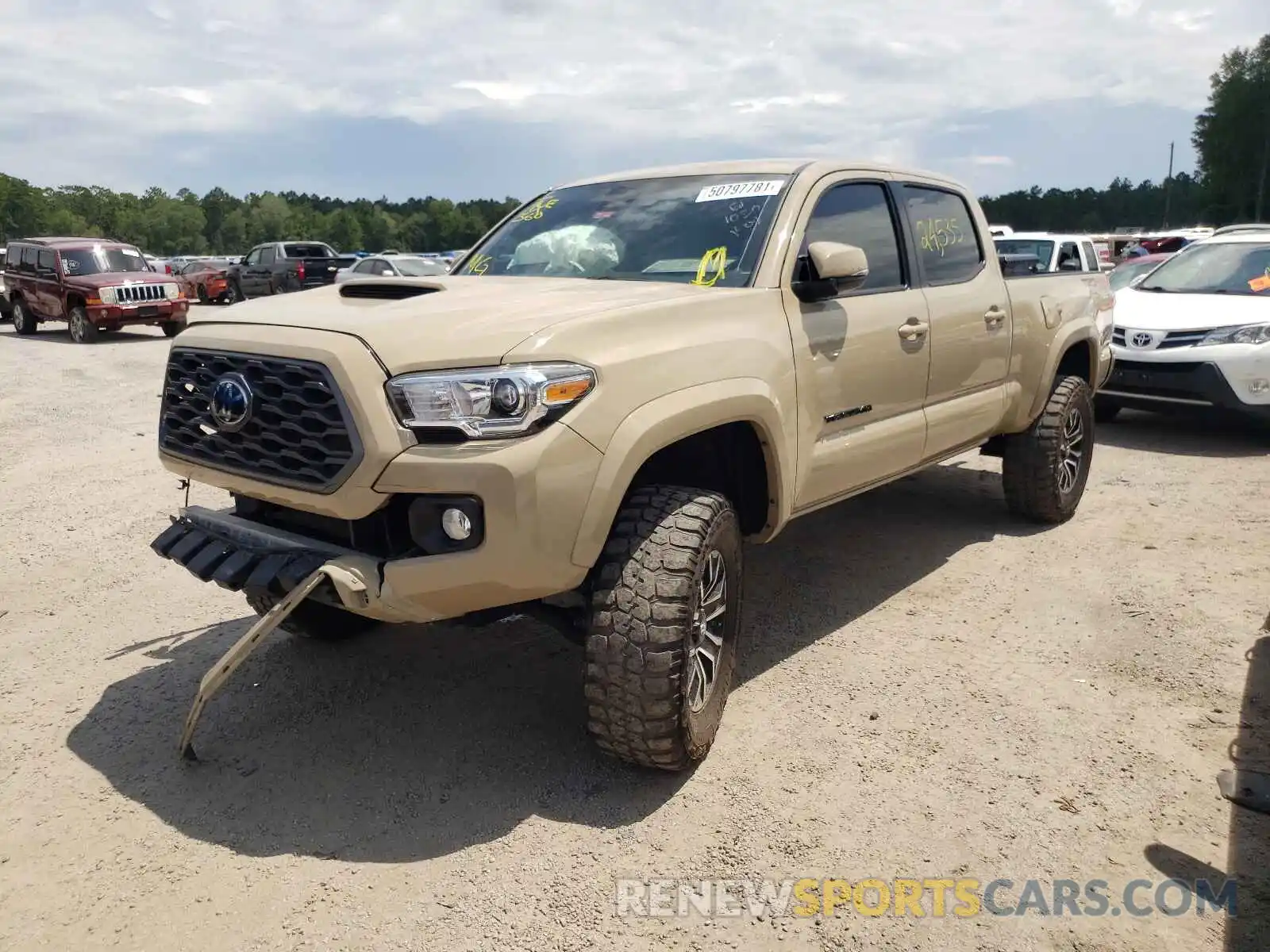 2 Photograph of a damaged car 3TMDZ5BN5LM087487 TOYOTA TACOMA 2020