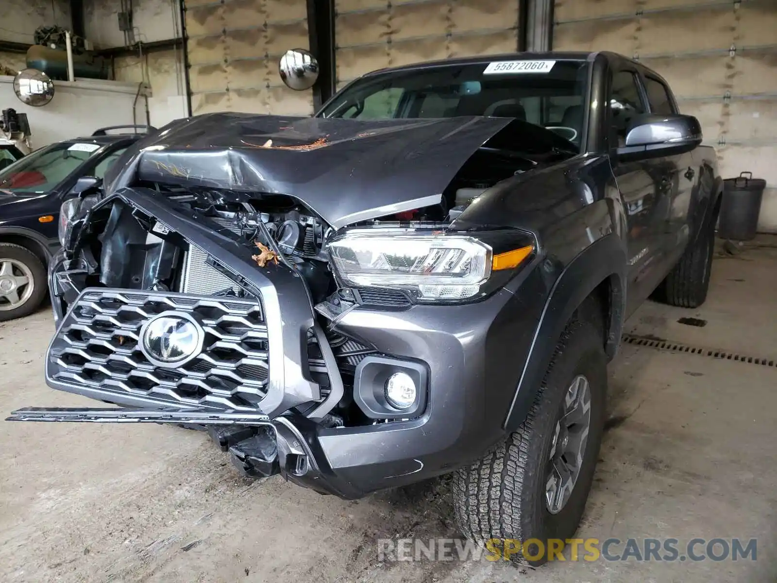 2 Photograph of a damaged car 3TMDZ5BN6LM082864 TOYOTA TACOMA 2020