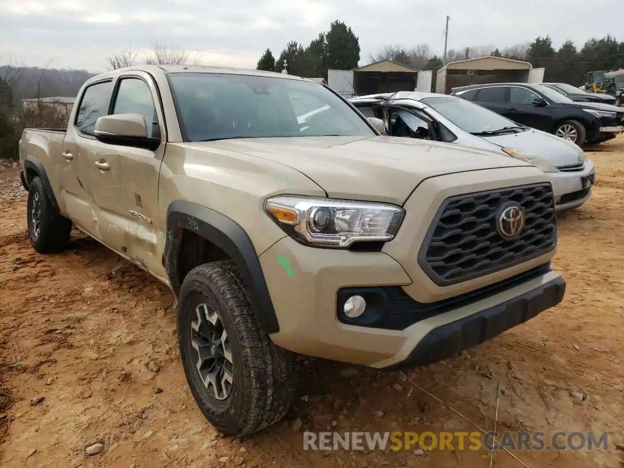 1 Photograph of a damaged car 3TMDZ5BN6LM082895 TOYOTA TACOMA 2020