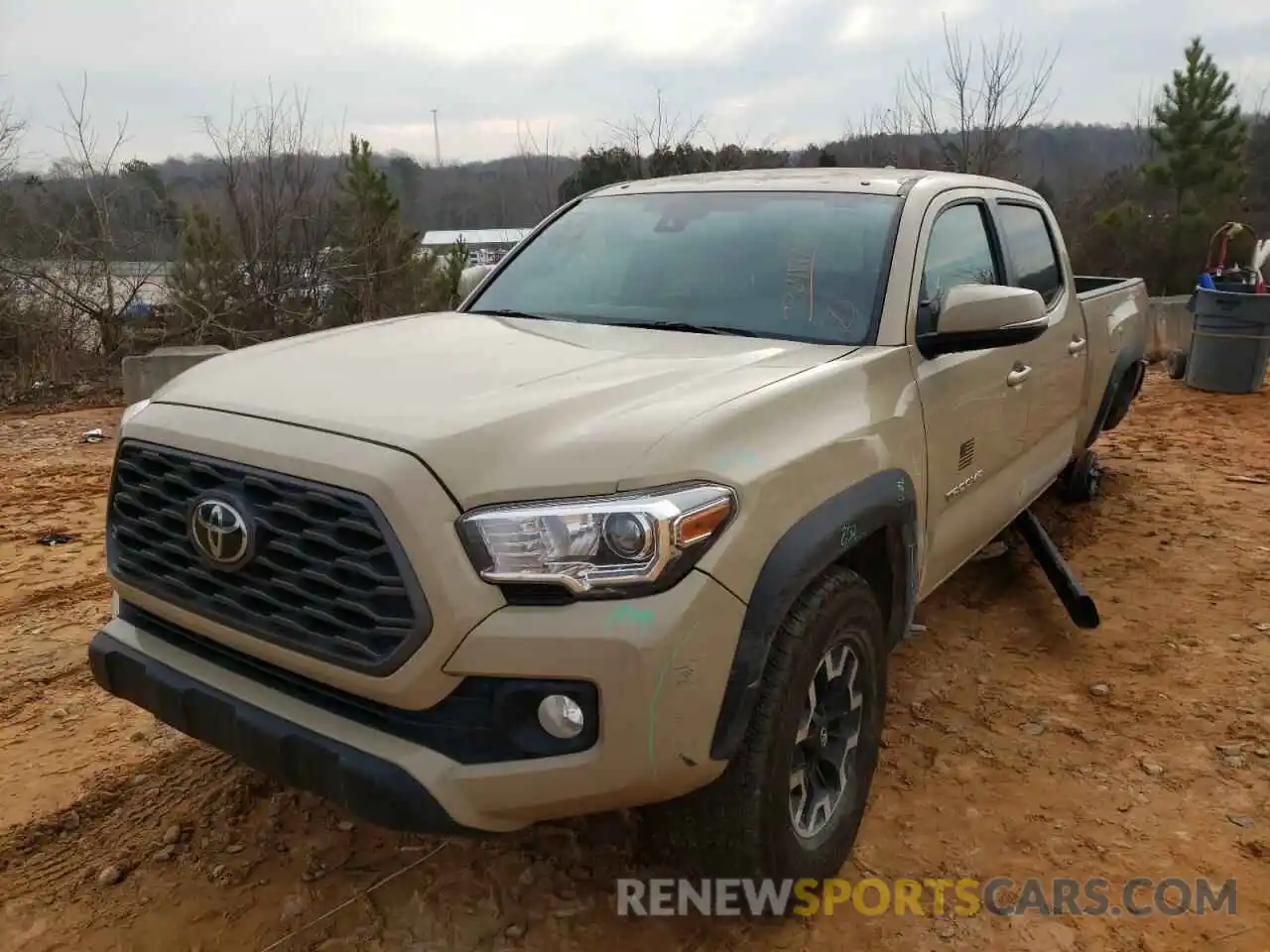 2 Photograph of a damaged car 3TMDZ5BN6LM082895 TOYOTA TACOMA 2020