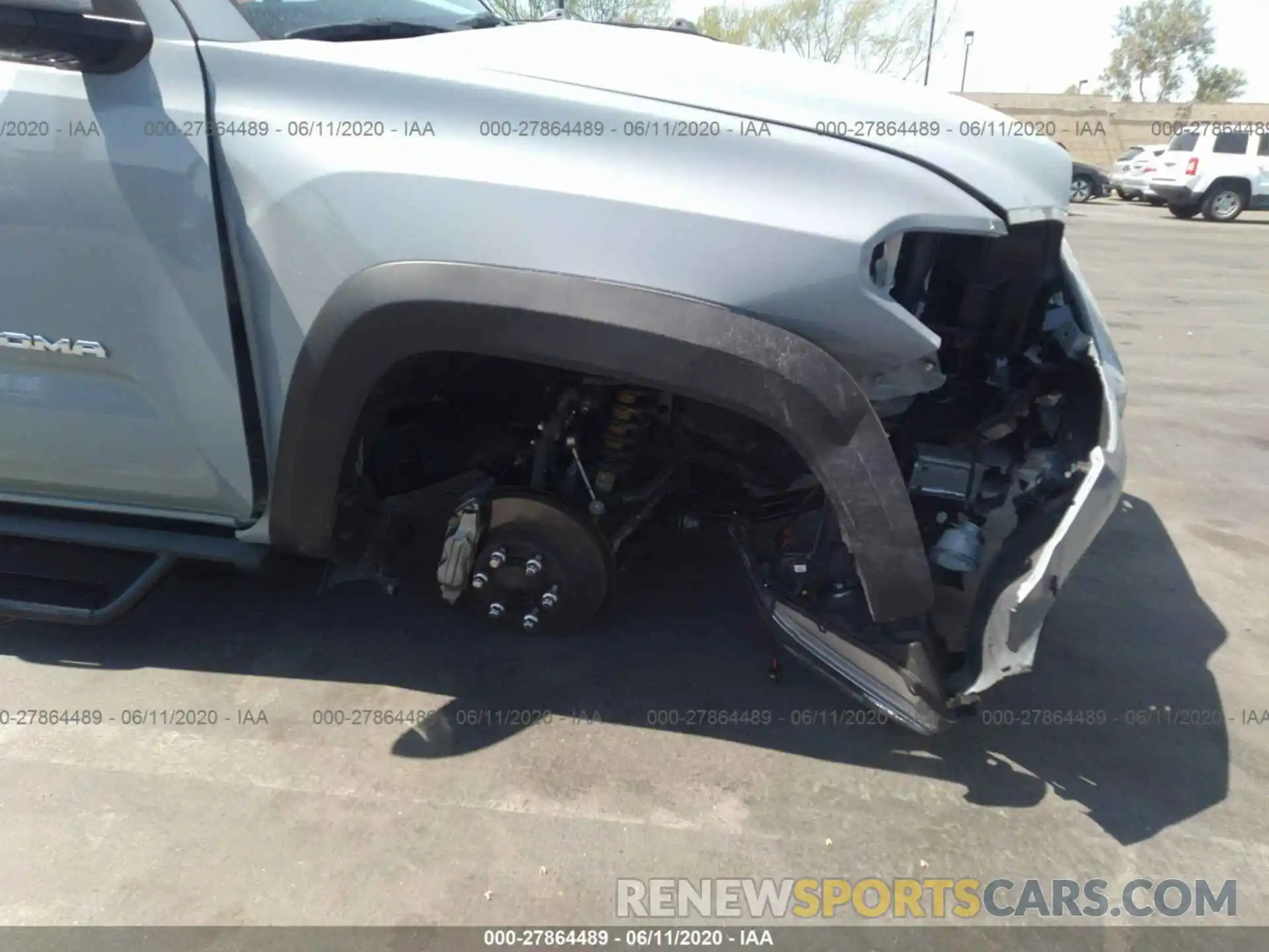 6 Photograph of a damaged car 3TMDZ5BN6LM084100 TOYOTA TACOMA 2020