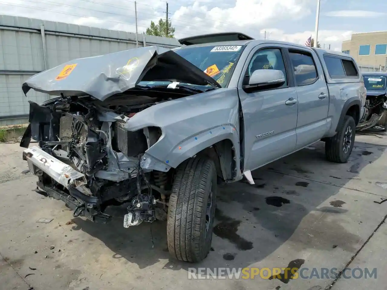 2 Photograph of a damaged car 3TMDZ5BN6LM085635 TOYOTA TACOMA 2020