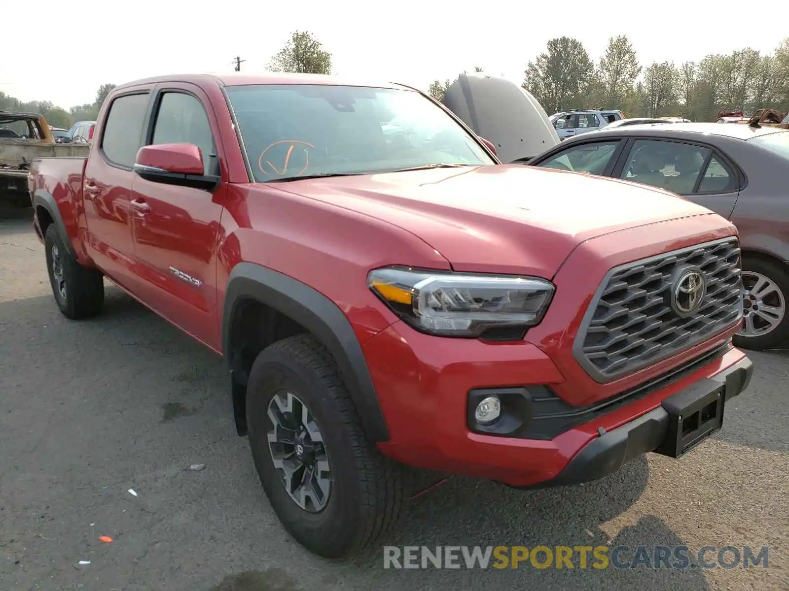 1 Photograph of a damaged car 3TMDZ5BN6LM086073 TOYOTA TACOMA 2020