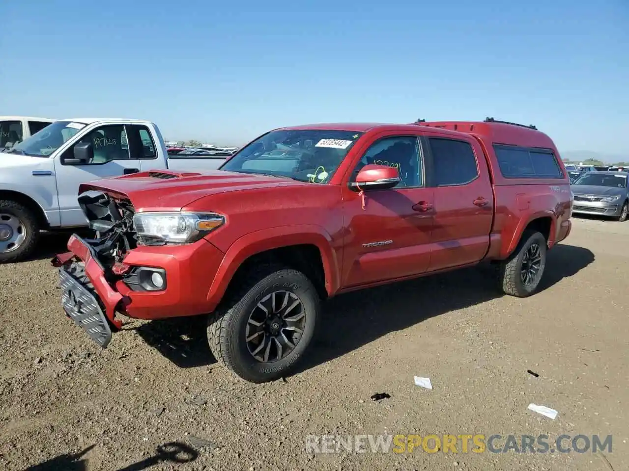 2 Photograph of a damaged car 3TMDZ5BN6LM089345 TOYOTA TACOMA 2020