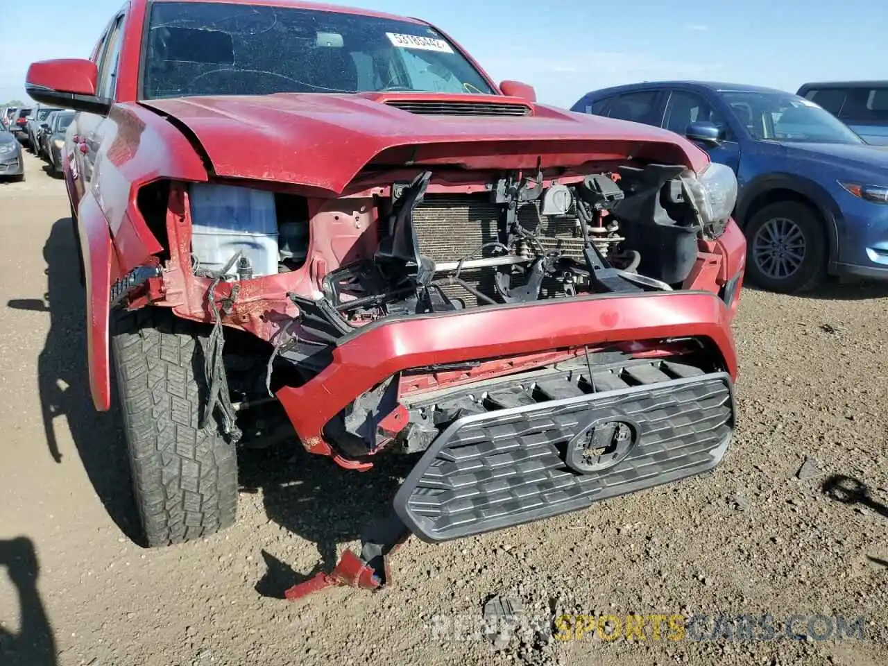 9 Photograph of a damaged car 3TMDZ5BN6LM089345 TOYOTA TACOMA 2020